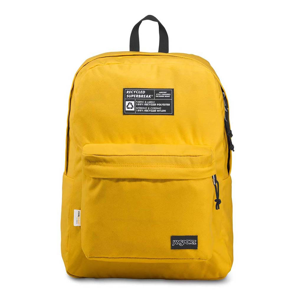 mochila jansport superbreak amarela
