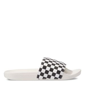 Chinelo Vans Slide-On Checkerboard White Black