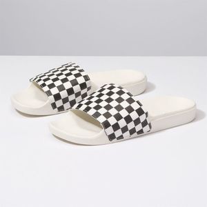 Chinelo Vans Slide-On Checkerboard White Black