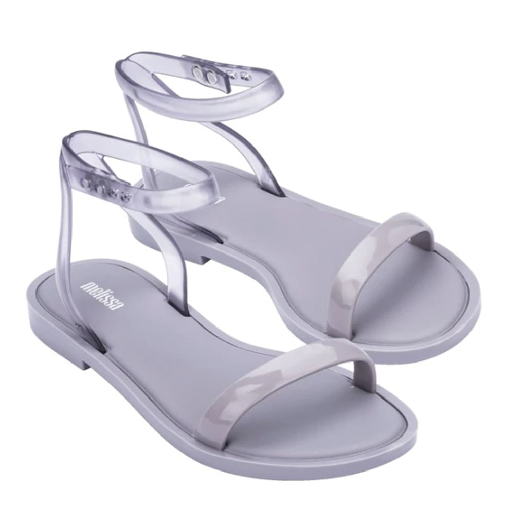 Melissa Wave Sandal Cinza Transparente 32942CT Menina Shoes