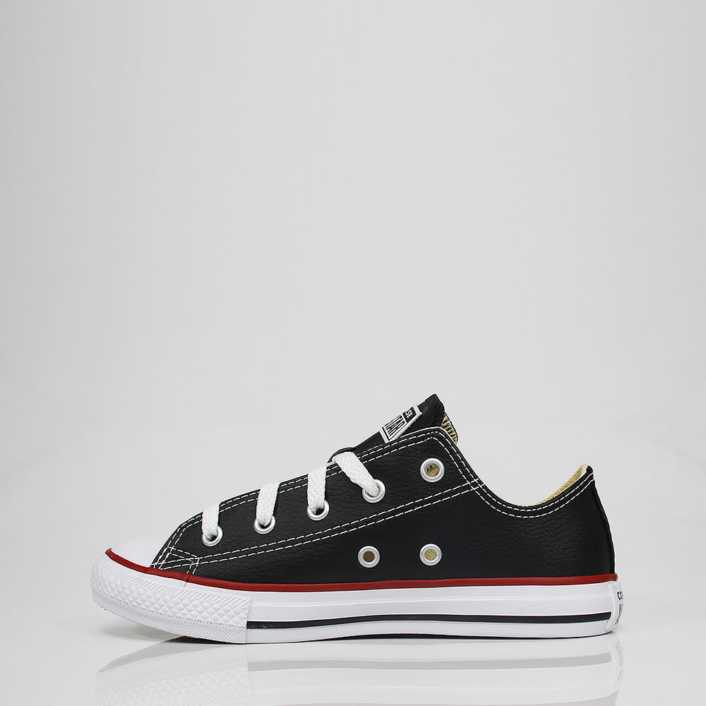 Tênis Converse All Star Chuck Taylor Couro Infantil Unissex CK04200003 -  Tênis Converse All Star Chuck Taylor Couro Infantil Unissex CK04200003 -  Converse All Star