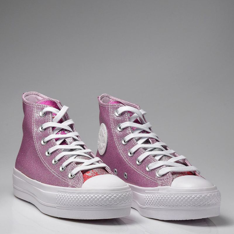 Tênis Converse Chuck Taylor All Star Lift Rosa Sal Pink Tênis Converse Chuck Taylor All Star Lift Rosa Sal Pink