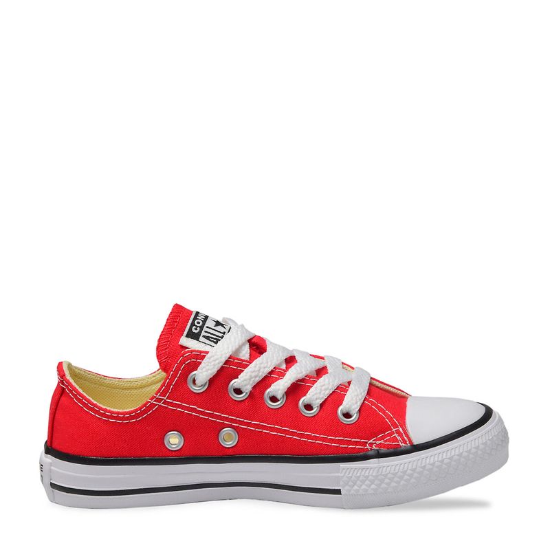 Tênis Converse Chuck Taylor All Star Infantil Vermelho Cru Preto CK00040004  - Menina Shoes