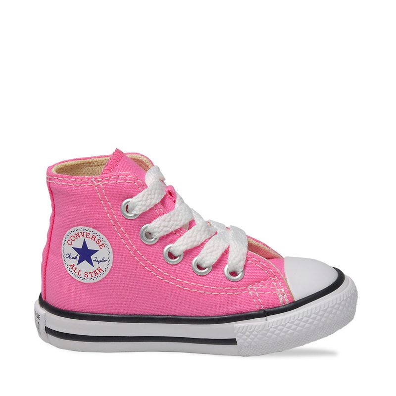 Tenis Converse Chuck Taylor All Star Rosa Cru Preto CK00030006 Menina Shoes