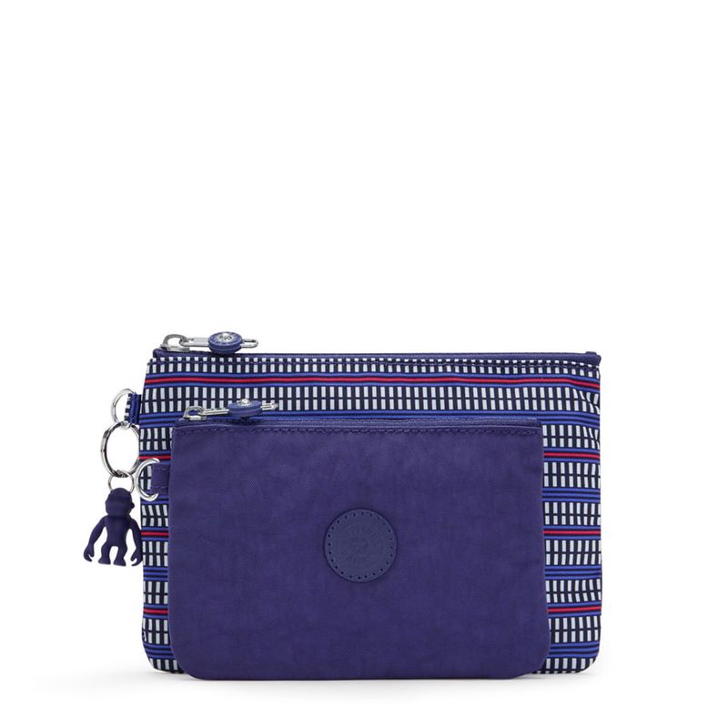 I6033TH8-Necessaire-Kipling-Duo-Pouch-Azul-Escuro-Estampado-Variacao1