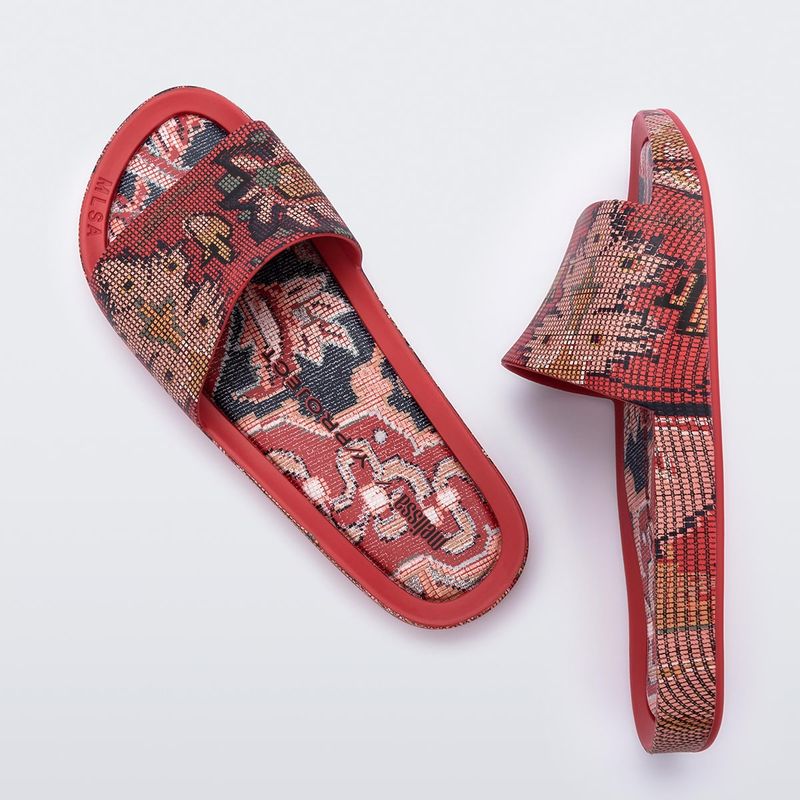 Melissa Beach Slide + Y.Project Vermelho 33388V - Menina Shoes