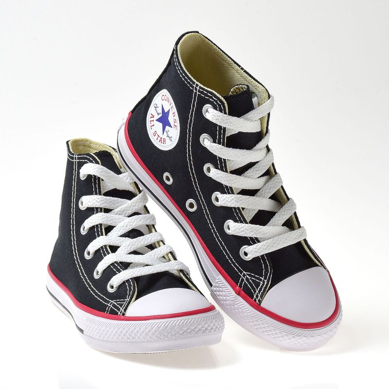 Tênis Converse Chuck Taylor All Star Preto Vermelho CK00040007