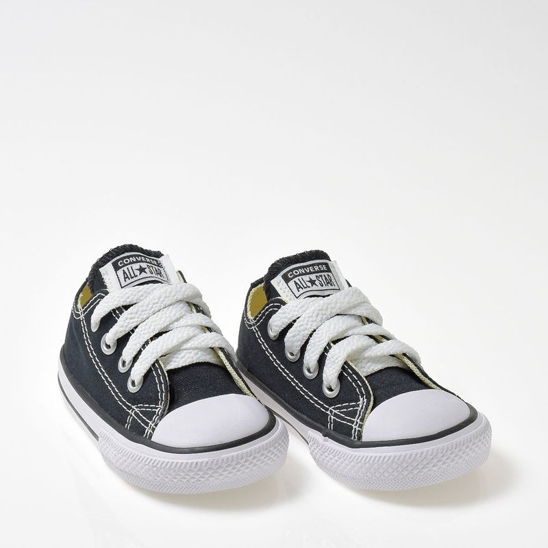 Kids black cheap converse shoes