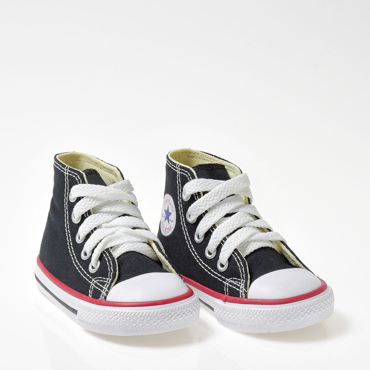 Tênis Converse Cano Alto Chuck Taylor All Star Hi Preto/Cru