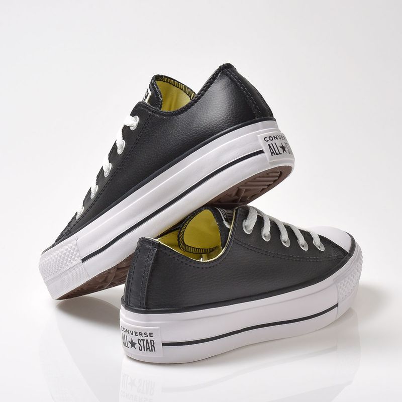 Tênis Chuck Taylor All Star Branco Preto CT04490001 - Menina Shoes