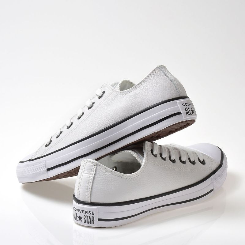 Tênis Converse Chuck Taylor All Star European Ox Preto Branco CT04480002