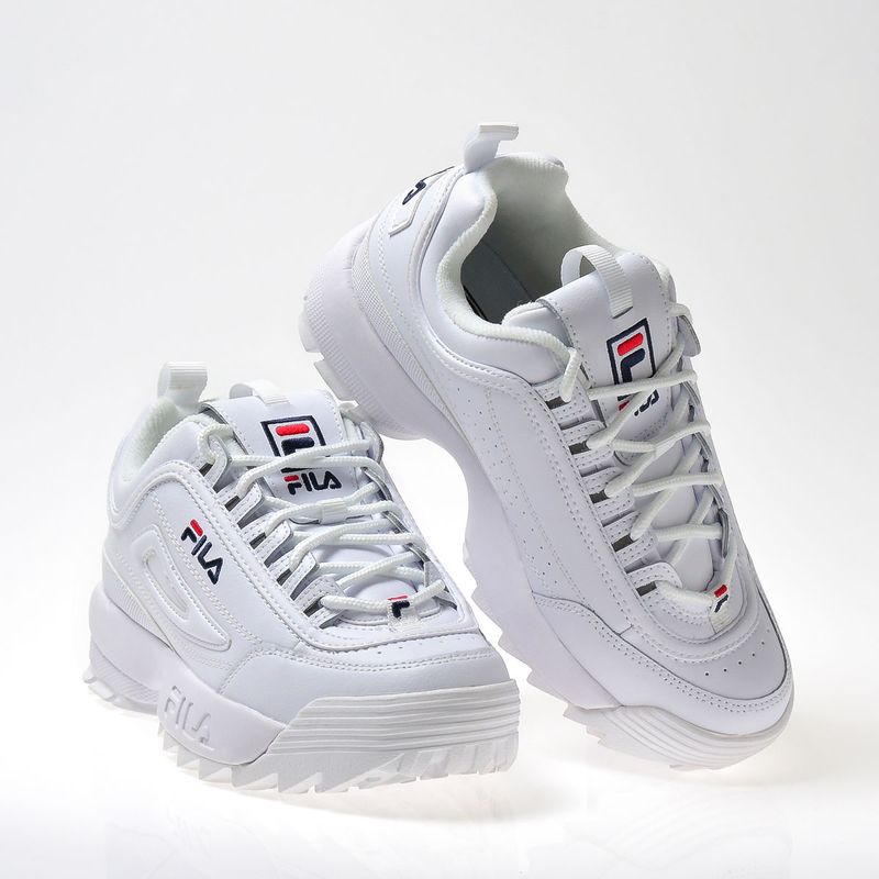 Tênis Feminino Toga Branco/Vermelho/Azul-Fila - Sapatou Webshoes