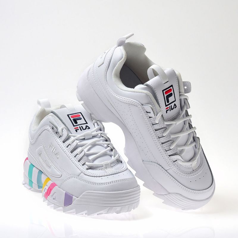 988348-Tenis-Fila-Disruptor-II-Stripe-Branco-Cotton-Candy-Dream-Blue-Variacao4