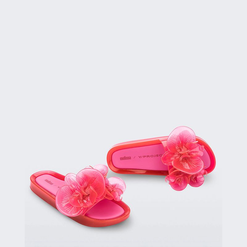 Melissa beach slide floral hot sale