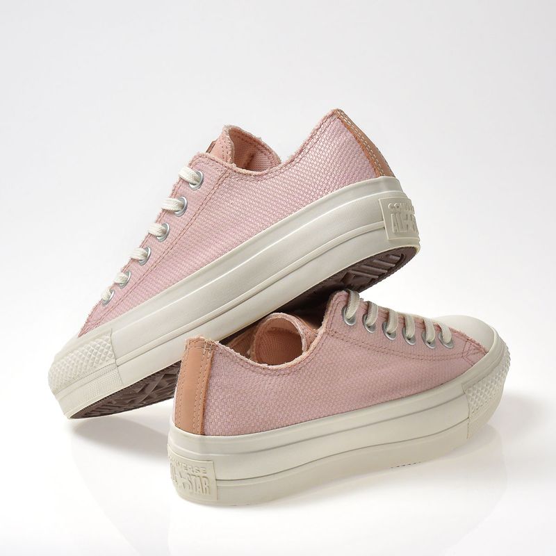 CT18440002-Tenis-Converse-Chuck-Taylor-All-Star-Lift-Rosa-Claro-Bege-Vaqueta-Amendoa-variacao5