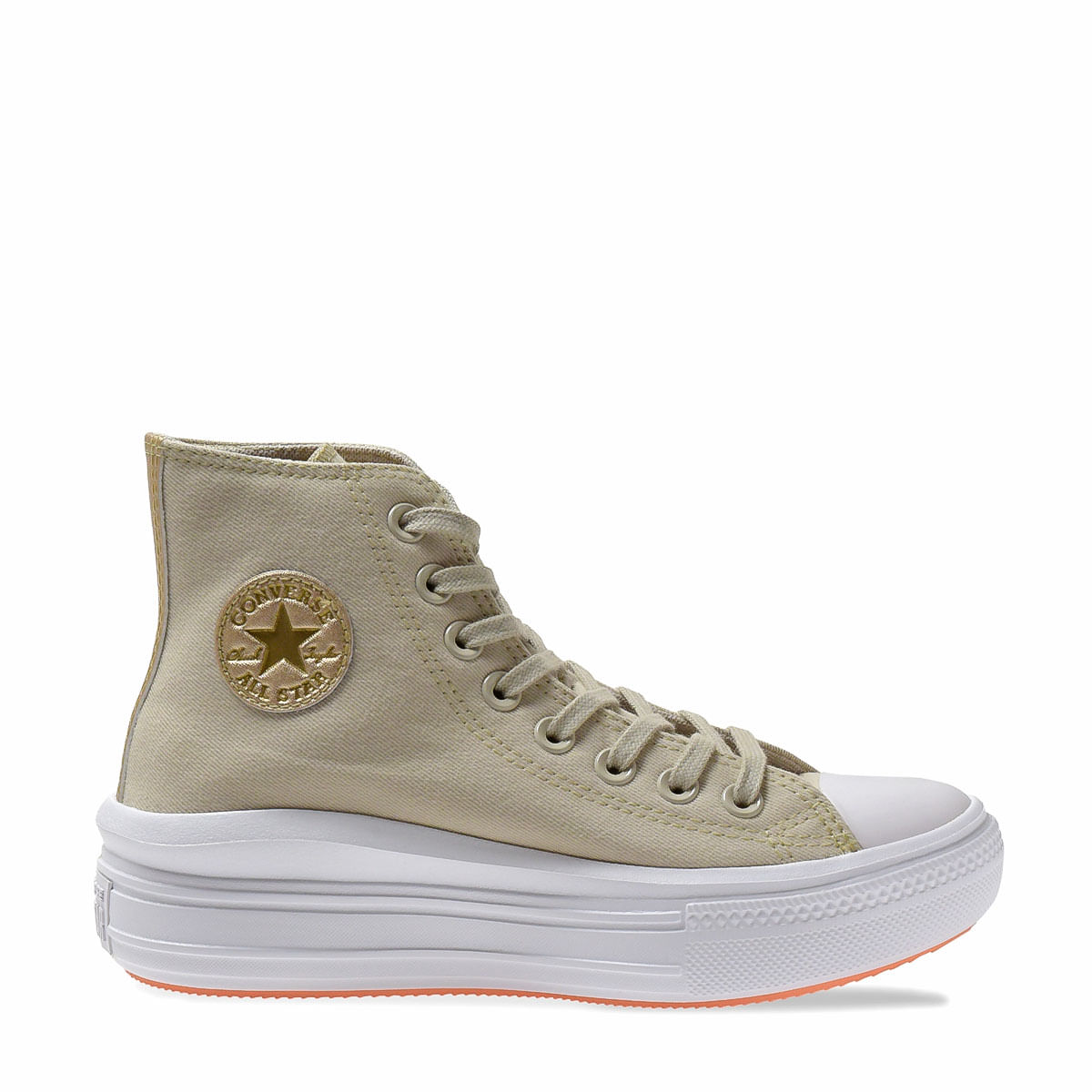 ALL STAR MOVE HI BEGE/OURO  Loja Convexo - Converse All Star