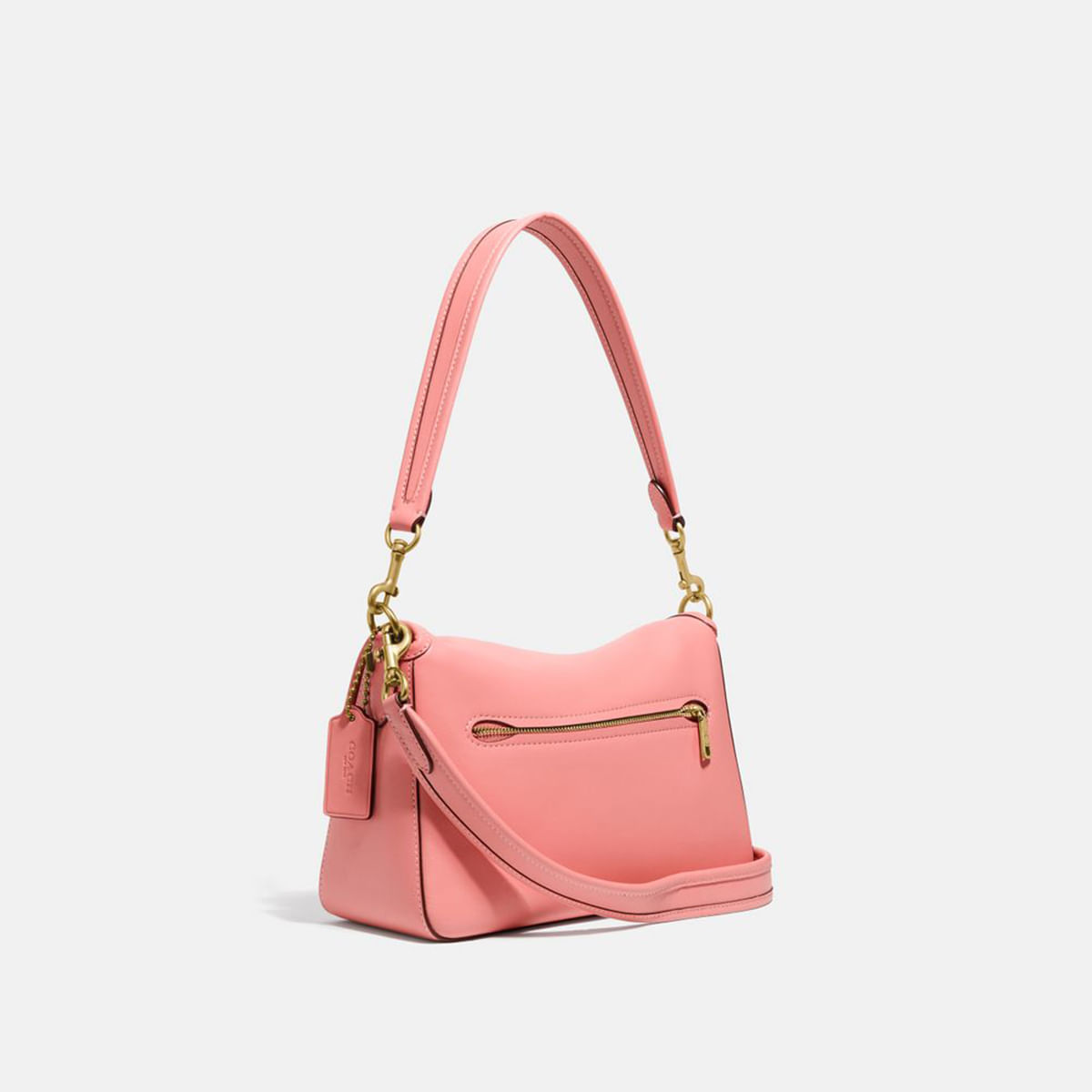 Bolsa coach rosa discount pastel