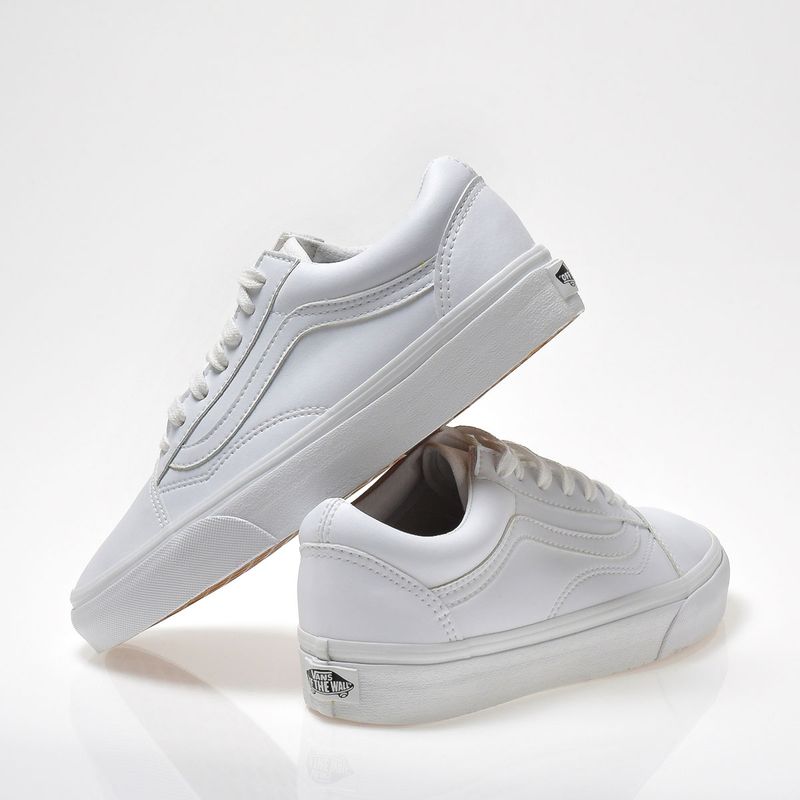 Tênis Vans Old Skool Branco, Tênis Feminino Vans Nunca Usado 90672168