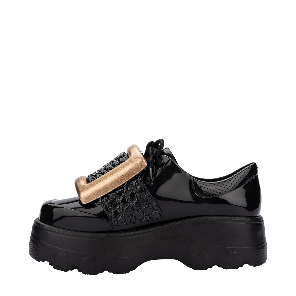 Melissa Kick Off Buckle Up + Viktor And Rolf Preto Ouro 33598PO
