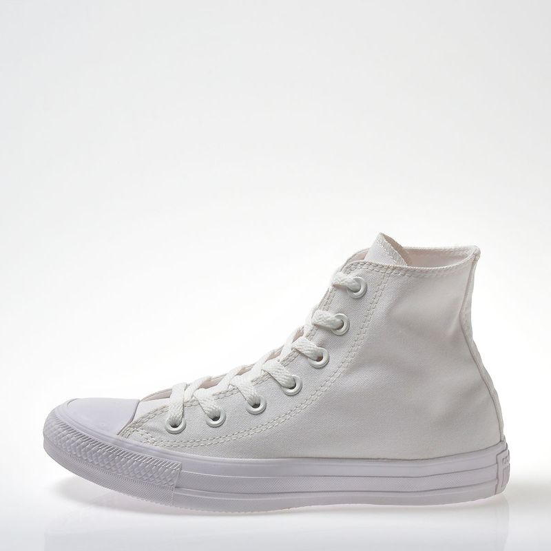 Tênis Converse Chuck Taylor All Star Monochrome Hi Branco Branco CT04470001