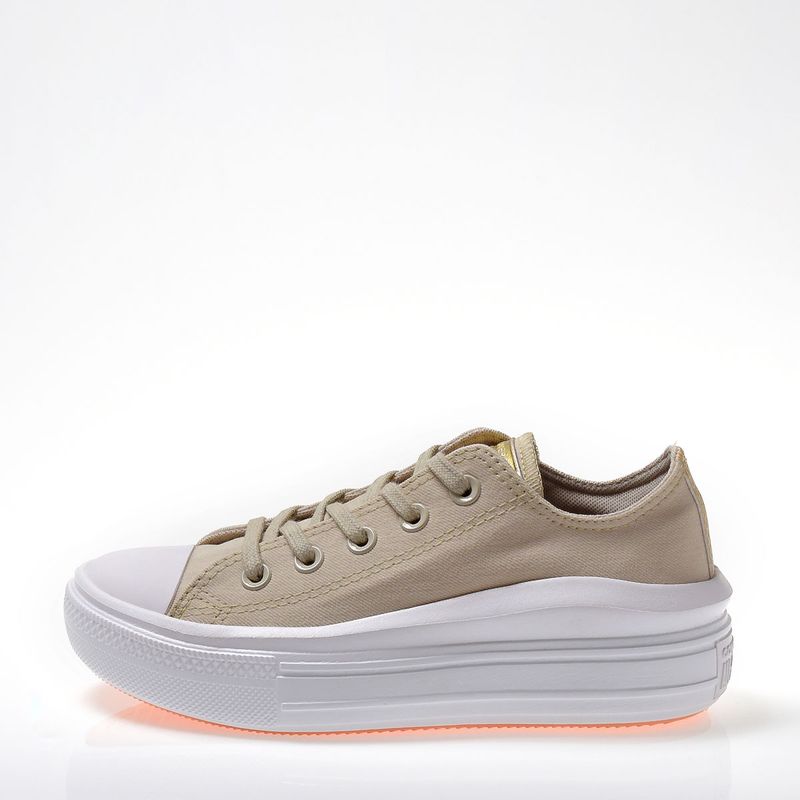 Tênis Converse Chuck Taylor All Star 34 Feminino - Bege e Branco