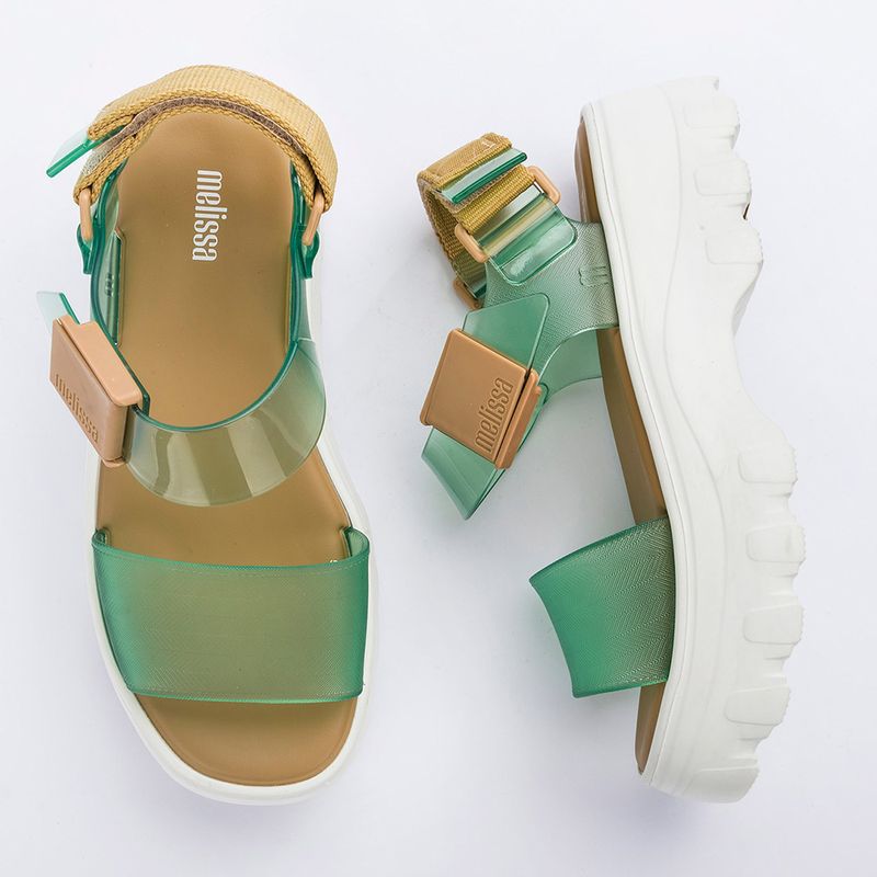 32823-Melissa-Kick-Off-Sandal-Verdebegebranco-Variacao4