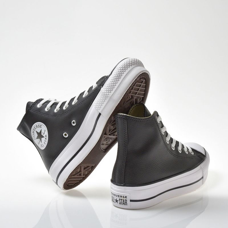 Tênis Chuck Taylor All Star Lift - Converse - Preto - Oqvestir