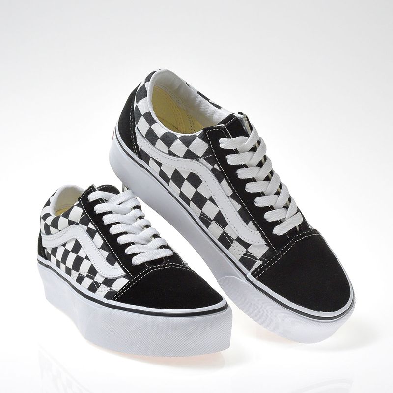 Tênis Vans Old Skool Platform True White VN0A3B3UW00 - Menina Shoes