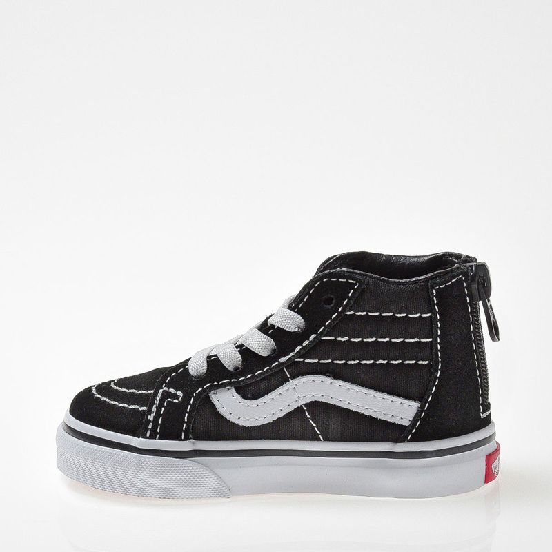 Tenis vans best sale com ziper