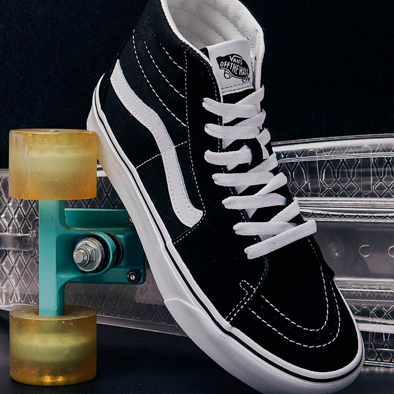 T nis Vans Sk8 Hi Platform 2.0 Black True White VN0A3TKN6BT