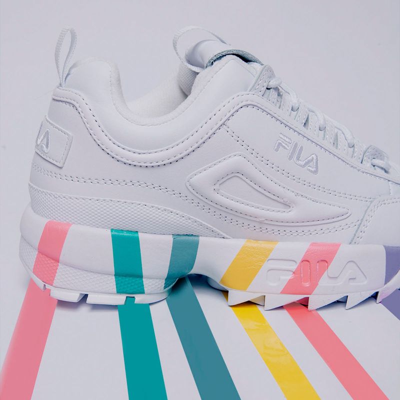 988348-Tenis-Fila-Disruptor-II-Stripe-Branco-Cotton-Candy-Dream-Blue-Variacao7