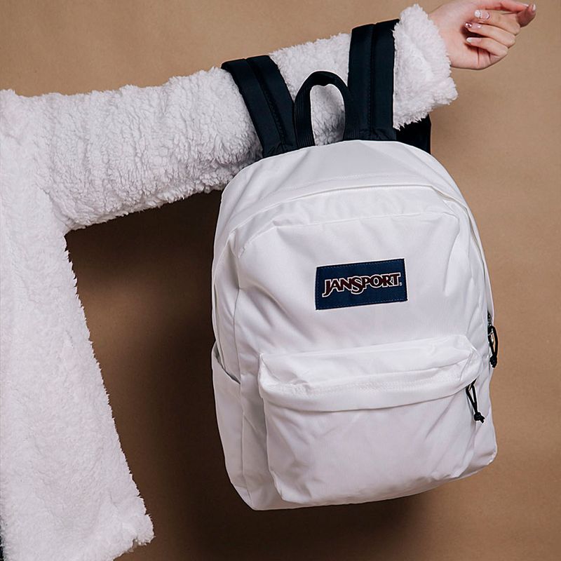 Mochila JanSport Superbreak White 4QUTWHX Menina Shoes