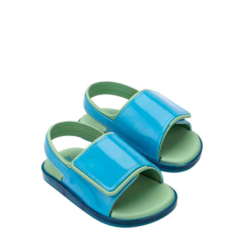 Mini Melissa Brave Azul Verde 33744AV - Menina Shoes