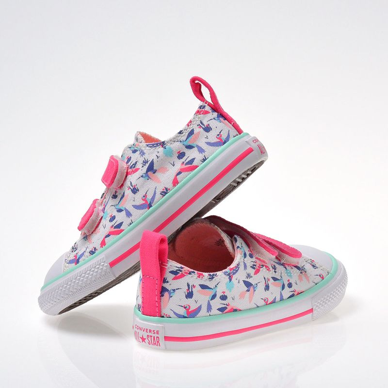 CK10020001-Tenis-Converse-Chuck-Taylor-All-Star-Infantil-2v-Branco-Rosa-Morango-Branco-Variacao5