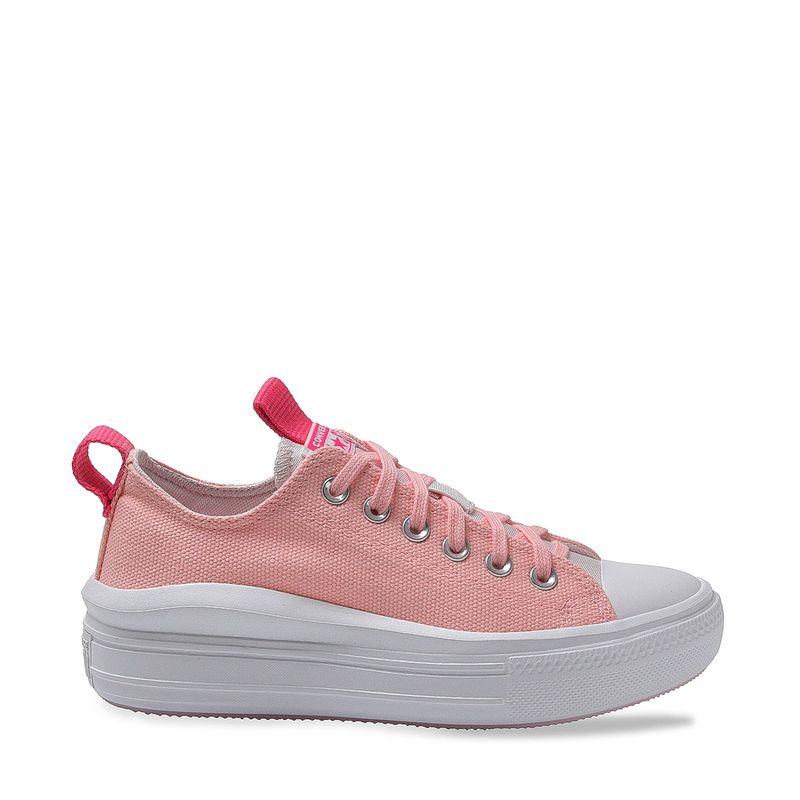 Tênis Converse Chuck Taylor All Star Move Coral Rosa Claro