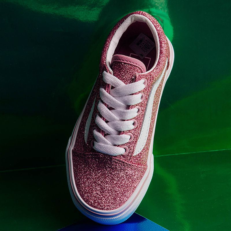 Tenis vans hotsell rosa e verde