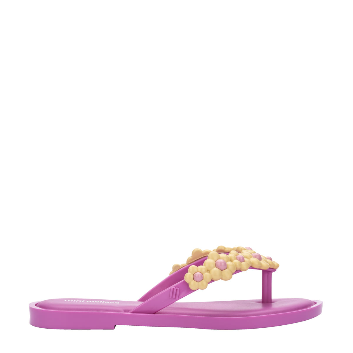 Mini Melissa Flip Flop Spring Lilás Amarelo 33716LA - Menina Shoes