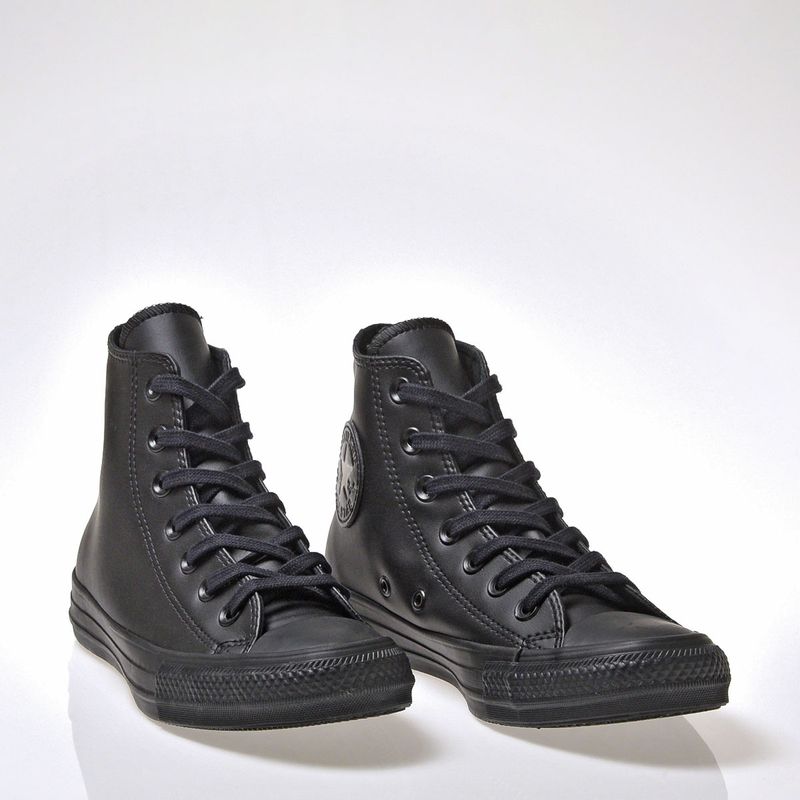 Tênis Cano Alto Converse Chuck Taylor All Star Monochrome HI Preto