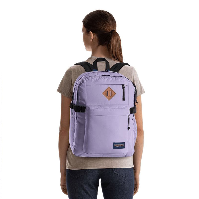 Mochila Jansport Main Campus Pastel Lilac 4QUL5M9 - Menina Shoes