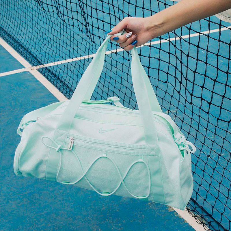 Nike mesh best sale gym bag