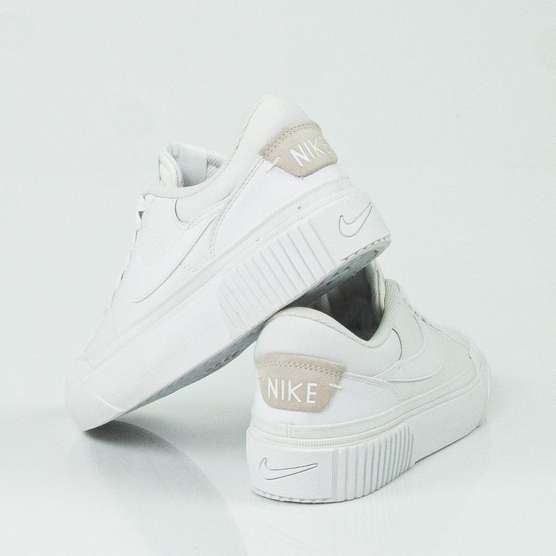 Nike Wmns Court Legacy Lift White Black Women Casual Platform Shoes  DM7590-100