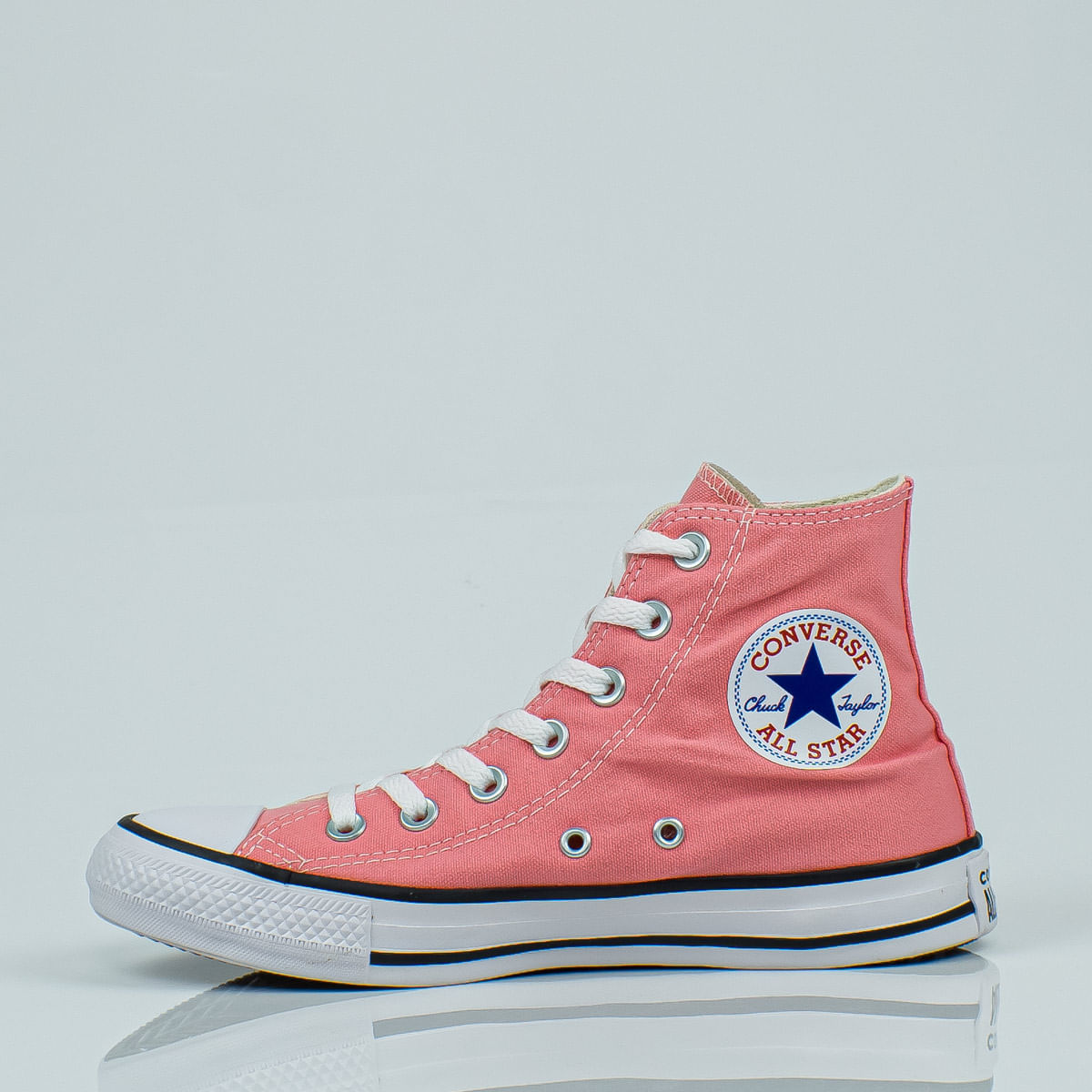 Tênis All Star CT10007 Feminino Preto Vermelho Branco