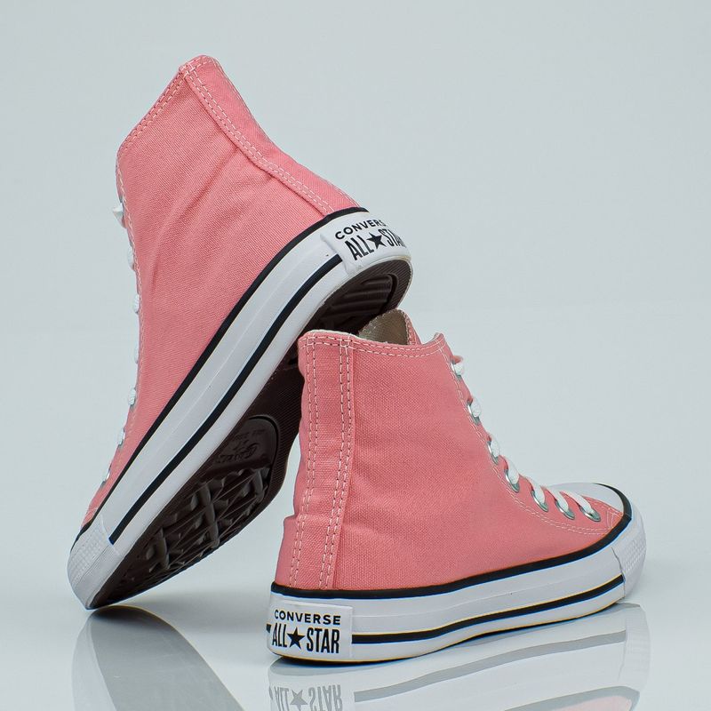 Tênis All Star CT10007 Feminino Preto Vermelho Branco