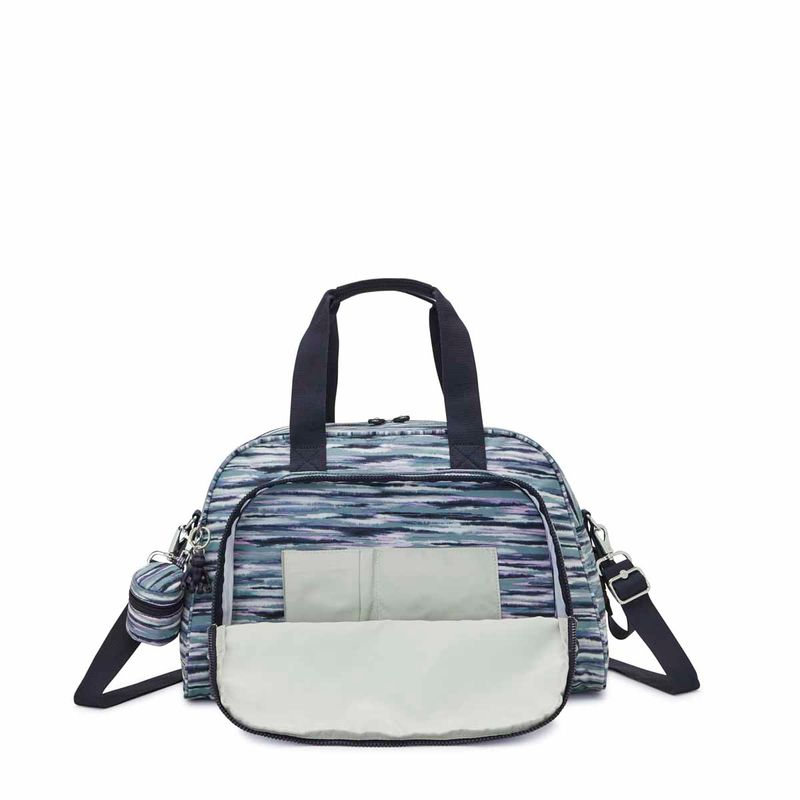 Bolsa Maternidade Kipling Camama Azul Estampado I4068W66 - Menina
