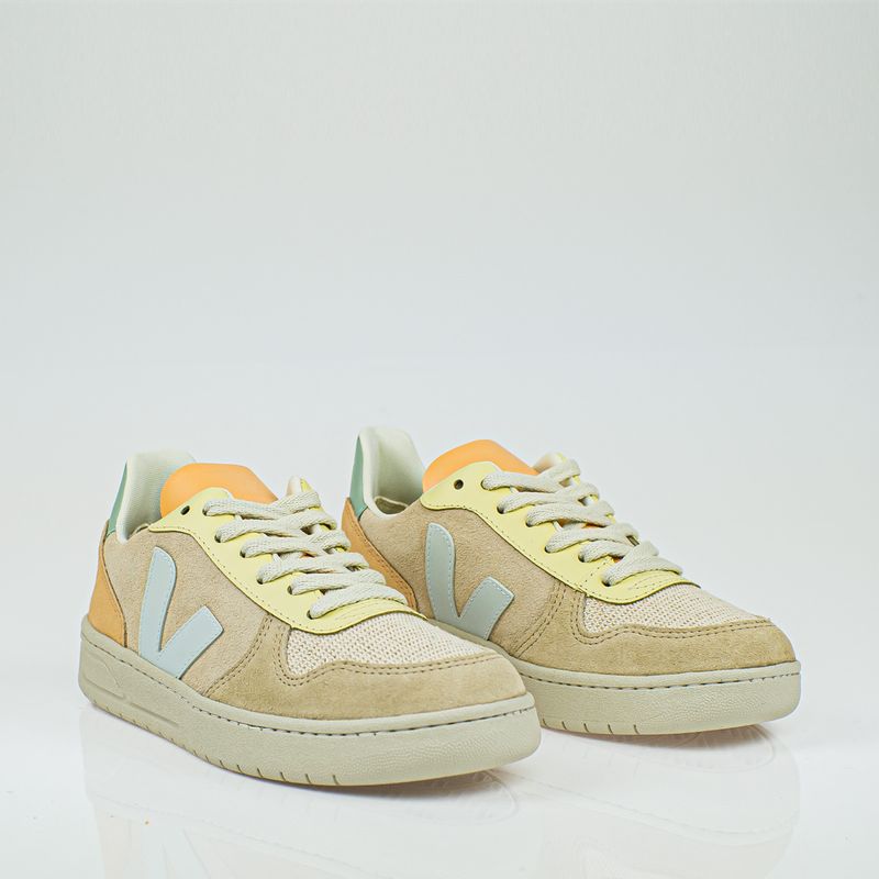 VX0303135A-Tenis-Vert-V-10-Suede-Sable-Menthol-Multico-variacao3