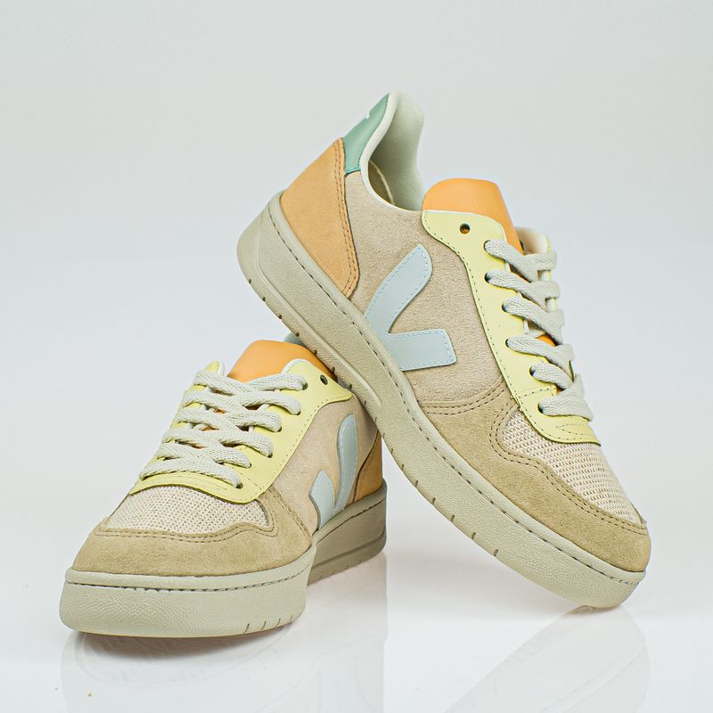 VX0303135A-Tenis-Vert-V-10-Suede-Sable-Menthol-Multico-variacao4