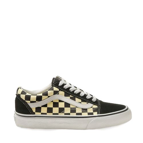 Vans old skool checkered hot sale yellow