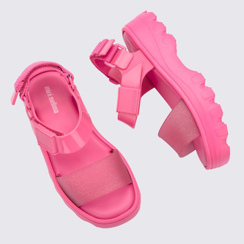 Rosa Mini Melissa Sandalias Sandália Baby Mini Melissa Jump Disney