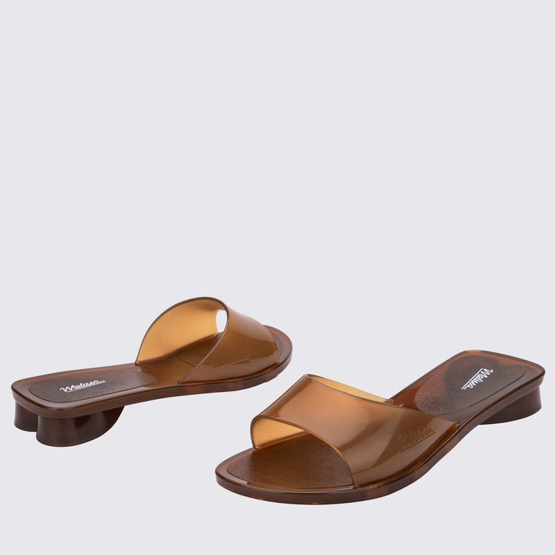 Melissa The Real Jelly Kim Marrom 33746 - Menina Shoes Melissa The Real Jelly Kim Marrom 33746 - Menina Shoes