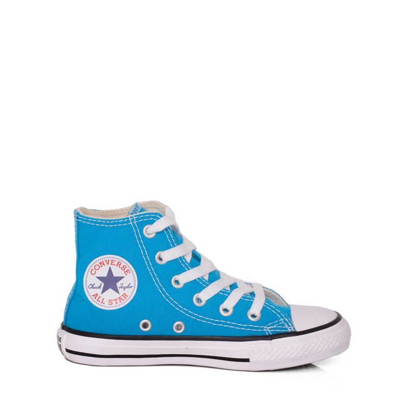 Electric blue sale high top converse